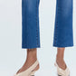 Lennon High Rise Crop Raw Edge