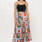 Button Front Skirt
