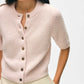 Cashmere Elbow Sleeve Cardigan