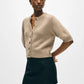 Cashmere Elbow Sleeve Cardigan