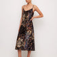 Krissa Drape Front Midi Dress