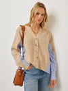 Celine Mixed Media Cardigan
