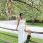Lou Lou Dress in White Eyelet