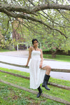 Lou Lou Dress White Eyelet orig. $240  now$96!  FINAL SALE