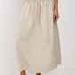 Alessa Skirt in Heathered Flax