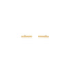 Bar Dash Stud Earrings