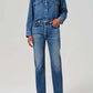 Western Cropped Shirt in Chaya Denim