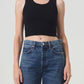 Cropped Poppy Tank