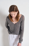 Dumy Cardigan in Grey Melange