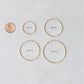 Featherweight Hoop Earrings - Gold Vermeil