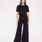 Ponte Knit Short Sleeve Top