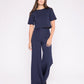 Ponte Knit Short Sleeve Top