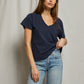 Hendrix Boxy V Neck Tee