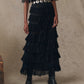Winter Mesh Flounce Skirt
