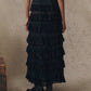 Winter Mesh Flounce Skirt