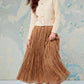 Fiori pleated skirt