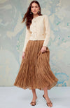 Fiori pleated skirt