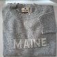 Colori Frayed Maine Cashmere Crewneck