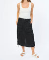 Lilo Linen Black Skirt