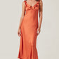 Zoie dress in brick