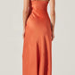 Zoie dress in brick