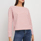 Macy Top in Cherry Stripe