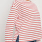 Macy Top in Cherry Stripe