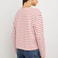 Macy Top in Cherry Stripe