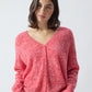 Nuggy Cardigan in Strawberry