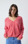 Nuggy Cardigan in Strawberry