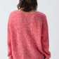 Nuggy Cardigan in Strawberry