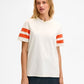 Varsity Tee in Cream