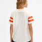 Varsity Tee in Cream