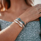 Teal Patina Seaweed Bracelet