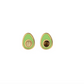 Avocado Enamel Stud Earrings