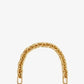 Clare V Shortie Strap Vintage Gold Metal Link