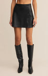 Allegra Faux Leather Mini Skirt