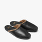 Blackbird Shearling Leather Mule