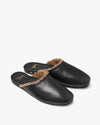 Blackbird Shearling Leather Mule