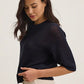Vienna  Cotton Cashmere Mesh Sweater