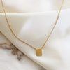 Tag Necklace in Silver
