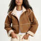 Kelly luxe sherpa reversible jacket