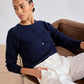Hartford Navy Cardigan