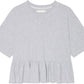 Oversized Ruffle Peplum Tee
